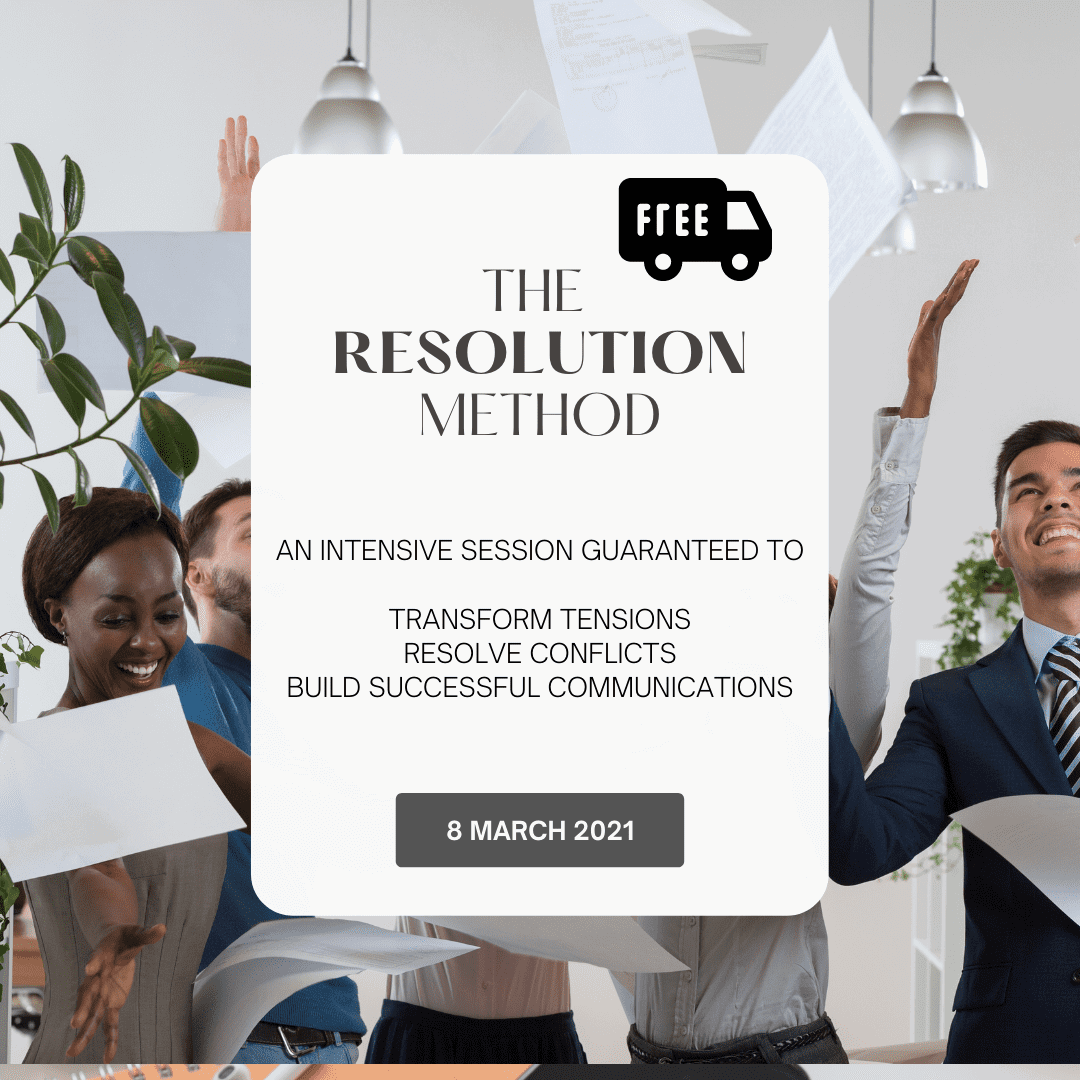 Conflict Resolution Training The Resolution Method